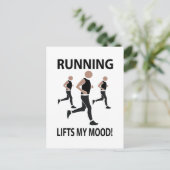 走が私の気分を走持ち上げる ポストカード (スタンド正面)