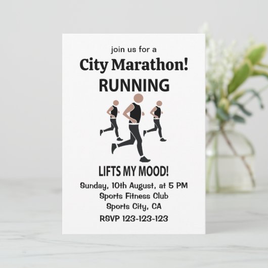 走が私の気分を走持ち上げる 招待状 (スタンド正面)