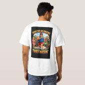 走ってる姿を見て Tシャツ (裏面フル)