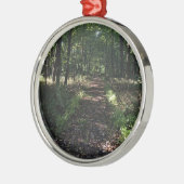 走って道は最も最高のな道です メタルオーナメント (左)