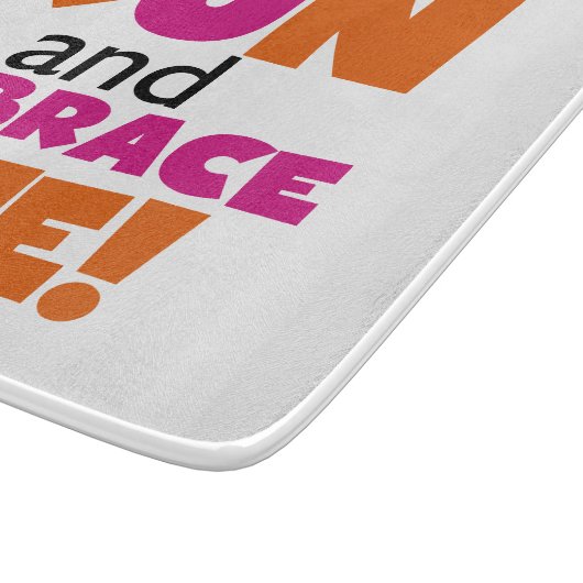 走と人生を受け入れる カッティングボード (角)