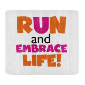 走と人生を受け入れる カッティングボード (正面)