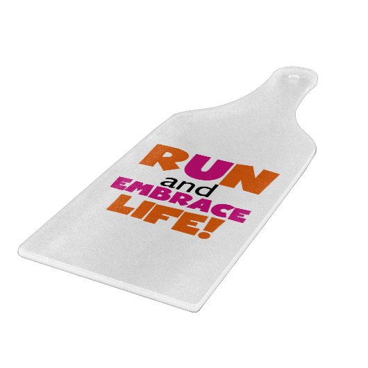走と人生を受け入れる カッティングボード (角)