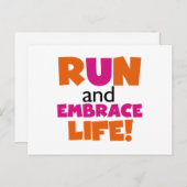 走と人生を受け入れる ポストカード (正面/裏面)
