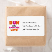 走と人生を受け入れる ラベル (インサイチュ)