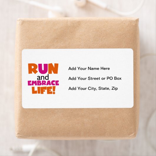 走と人生を受け入れる ラベル (インサイチュ)
