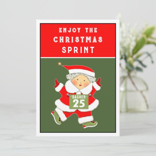 走のクリスマスカード (スタンド正面)