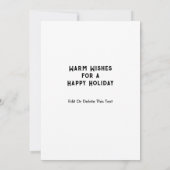 走のクリスマスカード (裏面)