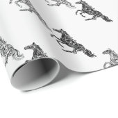 走のグラフィックアートウマ ラッピングペーパー (ロールコーナー)