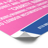 走のシュー走チャティウォークタソンイベント ポスター (角)