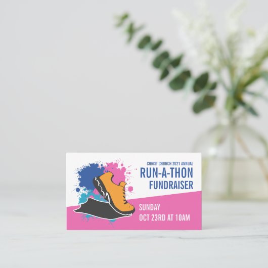 走のシュー走チャティウォークタソンイベント 名刺 (スタンド正面)