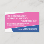 走のシュー走チャティウォークタソンイベント 名刺 (裏面)