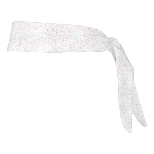 走のヘッドバンド | シルクスカーフ&スウェートバンドスタイル タイヘッドバンド (回転90)