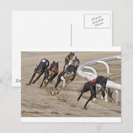 走の列に ポストカード (正面/裏面)