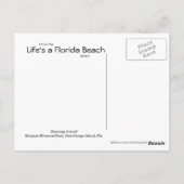 走の怖いポストカード ポストカード (裏面)