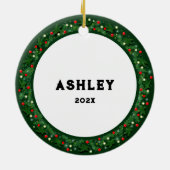 走の景品 セラミックオーナメント (裏面)