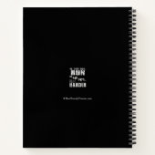 走の良い走日走 – 悪い日が硬くなる ノートブック (裏面)