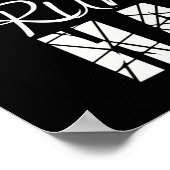 走の良い走日走 – 悪い日が硬くなる ポスター (角)