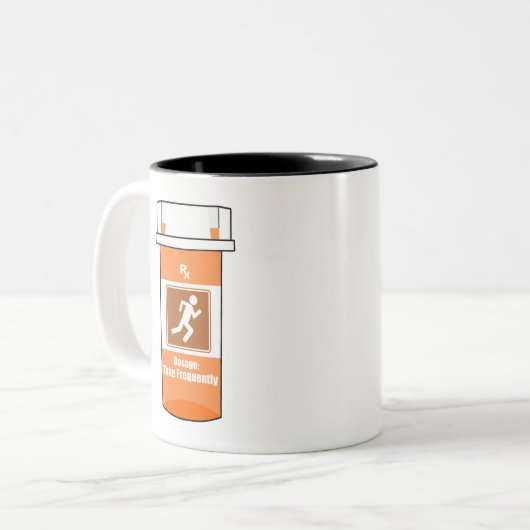 走の薬は ツートーンマグカップ (正面左)