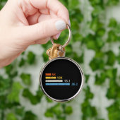 走の距離I - 5K 10K 13.1 26.2マラソン選手 キーホルダー (手)