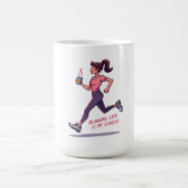 走の遅い=私の心 コーヒーマグカップ (中央)