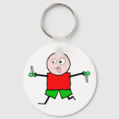 走はさみ キーホルダー (正面)