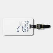 走はさみ ラゲッジタグ (正面横)