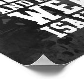 走は疲れたキリスト教の聖書のを育て走ない ポスター (角)