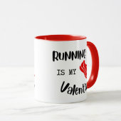 走は私のバレンタインデーの贈り物 マグカップ (正面右)
