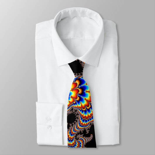 走られる色-フラクタルの芸術 ネクタイ (タイ)