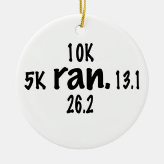 走りました セラミックオーナメント