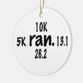 走りました セラミックオーナメント (左)