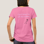走り走る人 Tシャツ (裏面)