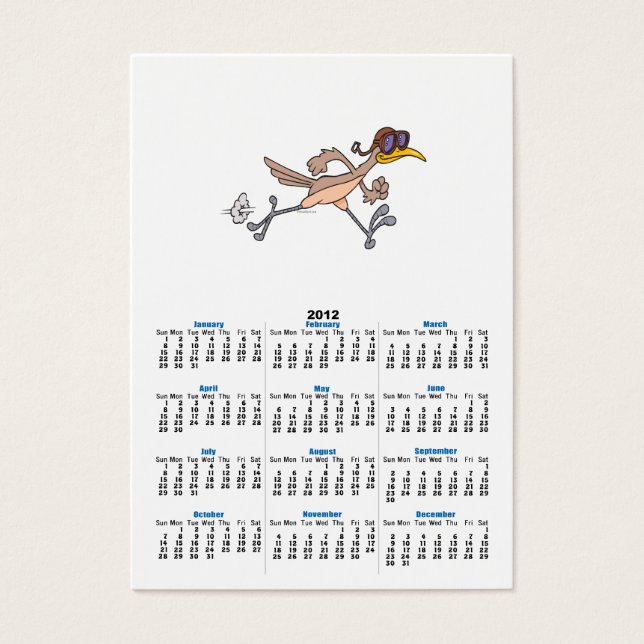 走り間抜けの鳥まんが (正面)