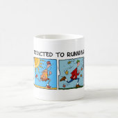 走ることに熱中される(人) コーヒーマグカップ (中央)