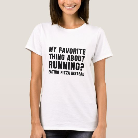 走ることの好きなところ Tシャツ (正面)