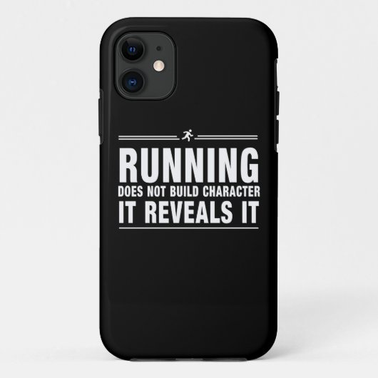 走ることはキャラクターを造りません Case-Mate iPhoneケース (裏面)