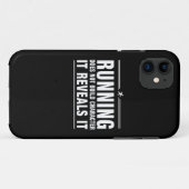 走ることはキャラクターを造りません Case-Mate iPhoneケース (裏面(横))