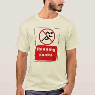 走ることは吸います Tシャツ