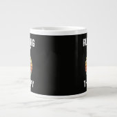 走ることは私の治療法 ジャンボコーヒーマグカップ (正面)