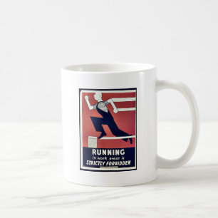 走ること コーヒーマグカップ