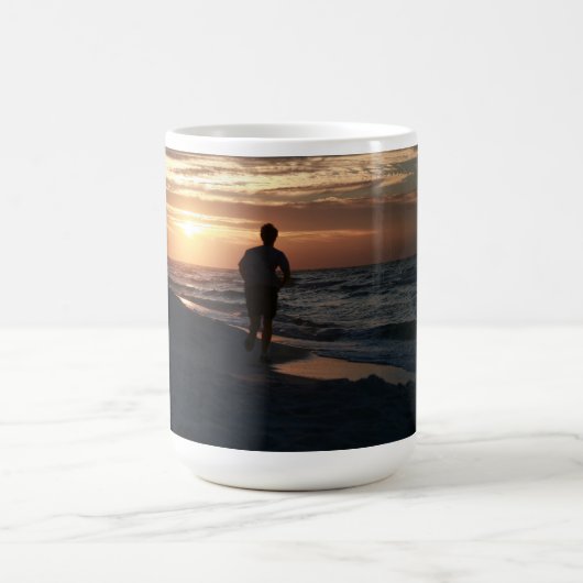 走ること コーヒーマグカップ (中央)