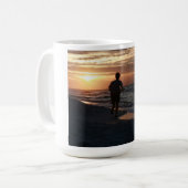 走ること コーヒーマグカップ (正面左)