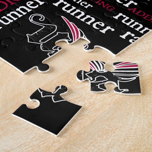 走ること ジグソーパズル (側面)