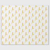 走ること ラッピングペーパー (フラット)