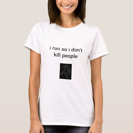 走ること Tシャツ (正面)