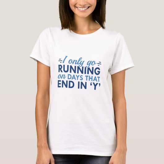 走るのは私の趣味 Tシャツ (正面)