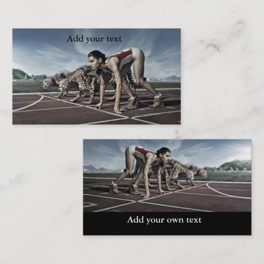 走るチーターズ 名刺 (正面/裏面)