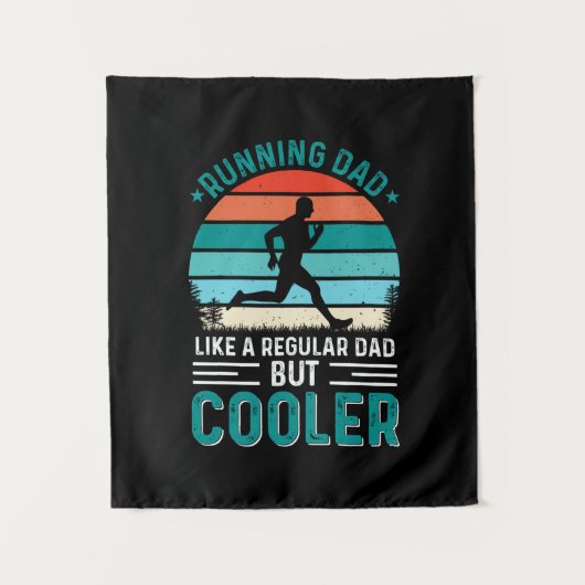 走るパパ タペストリー (正面)
