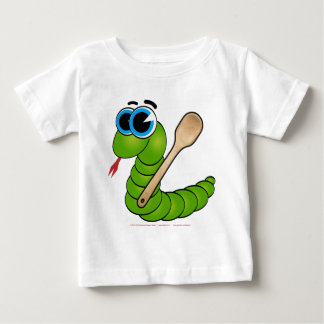 走るヘビのビデオ - ランニングスネーク ベビーTシャツ